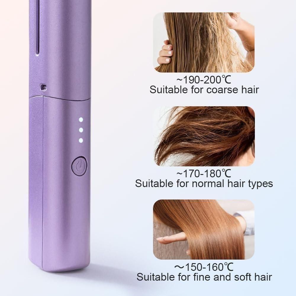 Portable Instant Hair Straightening Comb – Travel-Friendly Styling Tool